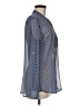 Kut from the Kloth 100% Polyester Polka Dots Blue Long Sleeve Blouse Size M - photo 4