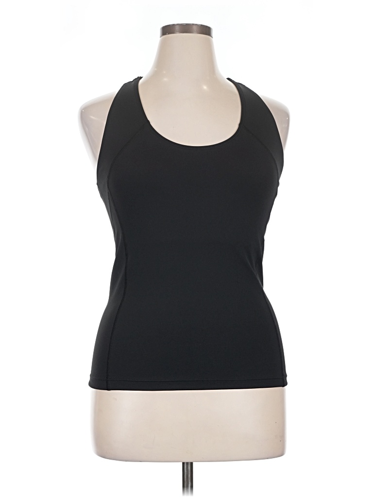 Pre-owned Bcg Tank Top Black Halter Neckline Tops