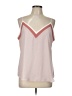 Express 100% Polyester Pink Sleeveless Blouse Size L - photo 1
