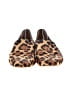 J.Crew Factory Store Animal Print Brown Tan Flats Size 7 1/2 - photo 2