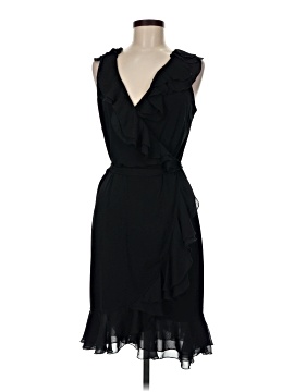 v neck halter dress La Femme Dress