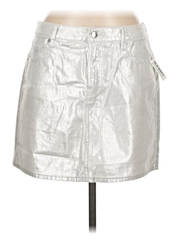 Old Navy Faux Leather Skirt (view 1)