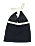 Boden Color Block Black Swimsuit Top Size 4 - photo 2