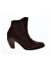 J. Shoes 100% Leather Brown Ankle Boots Size 7 1/2 - photo 1