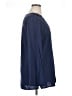 Studio M 100% Rayon Blue Long Sleeve Blouse Size L - photo 4