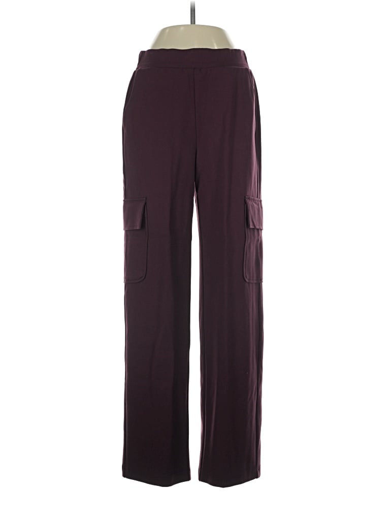 Pre-owned Wynne Layers Casual Pants In Burgundy