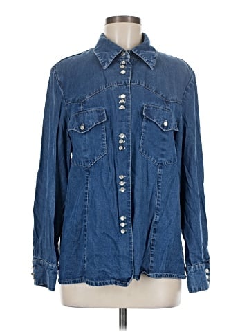 Double D Ranch Long Sleeve Button-Down Shirt (view 1)
