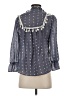 Maeve Gray 3/4 Sleeve Blouse Size S - photo 2