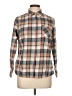 Field & Stream 100% Cotton Plaid Tan Brown Long Sleeve Button-Down Shirt Size L - photo 1
