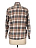 Field & Stream 100% Cotton Plaid Tan Brown Long Sleeve Button-Down Shirt Size L - photo 2