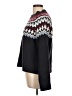 Design Lab Lord & Taylor Chevron-herringbone Fair Isle Blue Burgundy Pullover Sweater Size L - photo 5