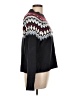 Design Lab Lord & Taylor Chevron-herringbone Fair Isle Blue Burgundy Pullover Sweater Size L - photo 4