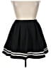Hot Topic Stripes Black Casual Skirt Size XL - photo 1