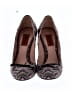 Missoni 100% Leather Paisley Purple Heels Size EU 36 1/2 - photo 2