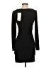 Zara 100% Polyester Solid Black Cocktail Dress Size S - photo 2