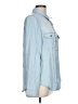 Judith March 100% Tencel Color Block Blue Long Sleeve Button-Down Shirt Size L - photo 4