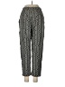 Hei Hei Print Black Casual Pants Size M - photo 2