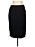 Carlisle Solid Black Wool Skirt Size 10 - photo 1