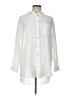 Judith March 100% Cotton White Long Sleeve Button-Down Shirt Size L - photo 1