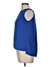 Mossimo 100% Polyester Blue Sleeveless Blouse Size M - photo 5