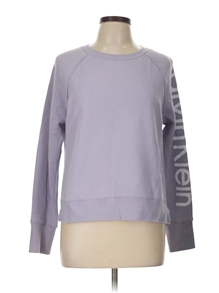 Pre-owned Calvin Klein Performance Sweatshirt In Purple