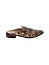 Sam Edelman 100% Leather Animal Print Brown Mule/Clog Size 8 - photo 1