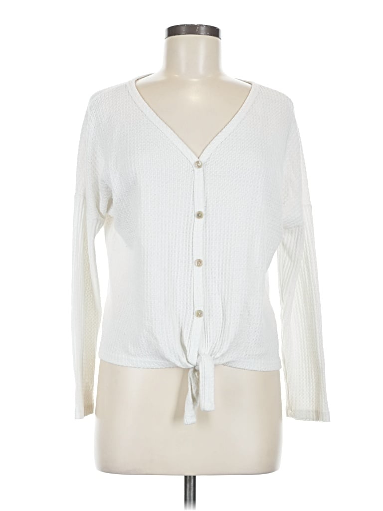 Pre-owned Altar'd State Long Sleeve T-shirt In Ivory