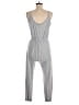Ambiance Solid Gray Jumpsuit Size M - photo 2