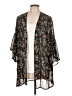 Mi ami 100% Polyester Black Kimono Size L - photo 1