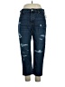 Old Navy 100% Cotton Hearts Blue Jeans Size 14 - photo 1