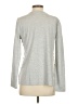 Talbots 100% Polyester Silver Long Sleeve Top Size S - photo 2