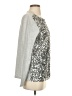 Talbots 100% Polyester Silver Long Sleeve Top Size S - photo 4