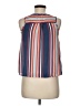 Pink Rose 100% Polyester Blue Sleeveless Blouse Size M - photo 2