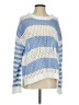 Vintage Havana 100% Polyester Color Block Stripes Blue Pullover Sweater Size S - photo 1