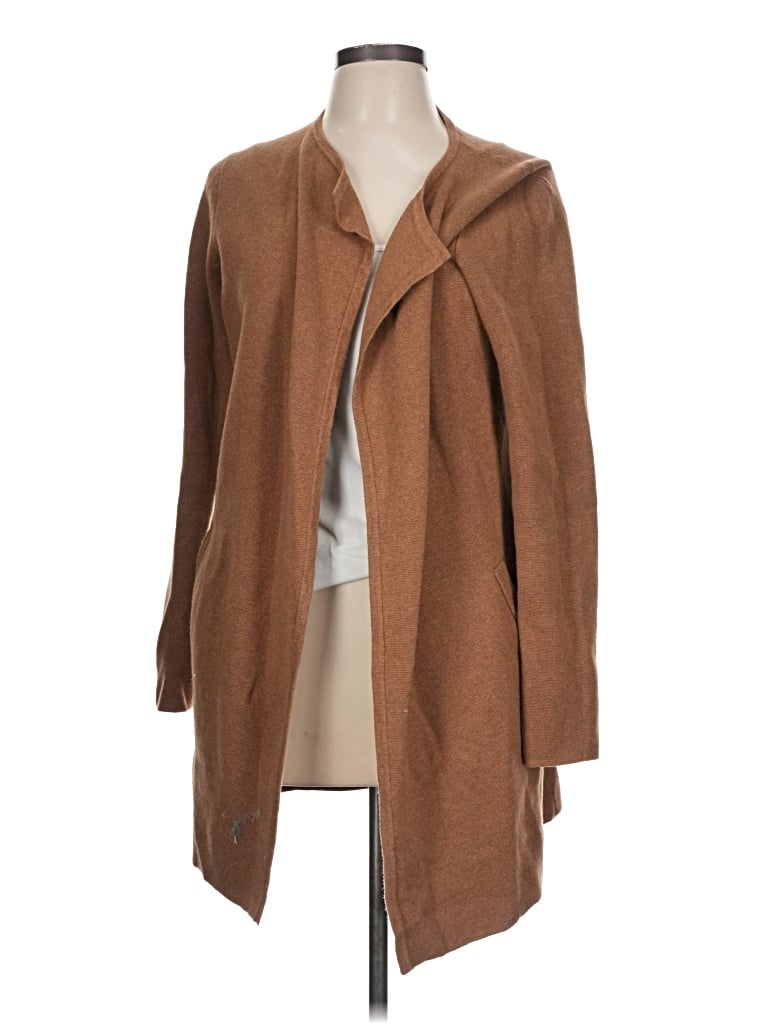 Pre-owned Jcrew Cardigan Sweater In Tan