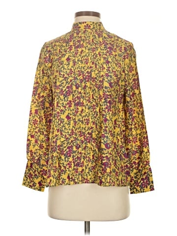 Apiece Apart 3/4 Sleeve Silk Top (view 1)
