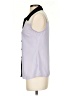 ModCloth 100% Polyester Color Block Purple Sleeveless Blouse Size S - photo 5