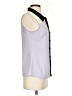 ModCloth 100% Polyester Color Block Purple Sleeveless Blouse Size S - photo 4
