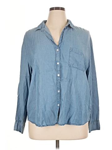 Jachs Girlfriend 3/4 Sleeve Button-Down Shirt (view 1)