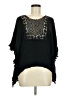 No Boundaries 100% Rayon Black 3/4 Sleeve Blouse Size 7 - photo 1
