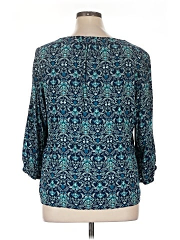 St. John's Bay 3/4 Sleeve Blouse (view 2)