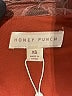 Honey Punch 100% Rayon Hearts Brown Romper Size XS - photo 4