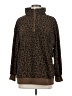 Assorted Brands Animal Print Brown Fleece Size M - photo 1