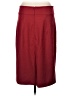 Ann Taylor Solid Burgundy Formal Skirt Size 8 - photo 2