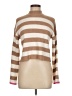 Sincerely Jules Stripes Tan Turtleneck Sweater Size M - photo 1