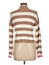Sincerely Jules Stripes Tan Turtleneck Sweater Size M - photo 2