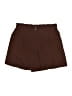 Unbranded 100% Polyester Solid Brown Shorts Size 0X - photo 1