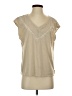 Shein Tan Short Sleeve Top Size 8 - 10 - photo 1