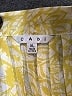 CAbi Yellow Sleeveless Blouse Size XL - photo 7