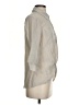 BCX Gray 3/4 Sleeve Button-Down Shirt Size S - photo 4